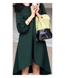 9分袖連衣裙(ドレス)