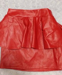 NADIA | レザーペプラムSK(スカート)