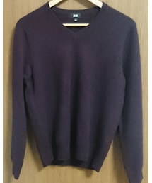 UNIQLO | カシミヤVネックセーター(ニット/セーター)