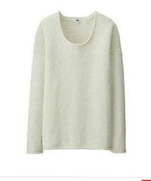 UNIQLO | 白ニット 綿100%(ニット/セーター)