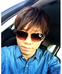 久しぶりのサングラス‼️ | 髪を切ったので、似合ううちに！(サングラス)