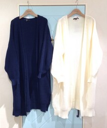 Kastane | 畦ロングニットカーデ(その他アウター)