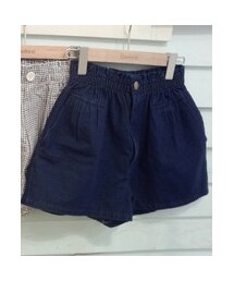 Kastane | タックデニムショーパン(デニムパンツ)