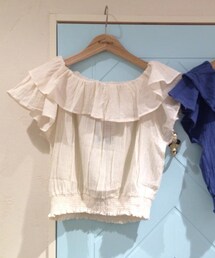 Kastane | 襟フリルブラウス(シャツ/ブラウス)