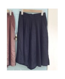 Kastane | ハーフ丈タックキュロット(パンツ)