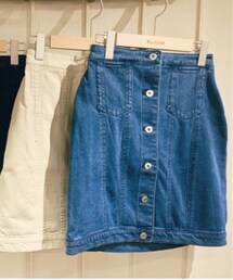 Kastane | 前開きデニムスカート(デニムスカート)