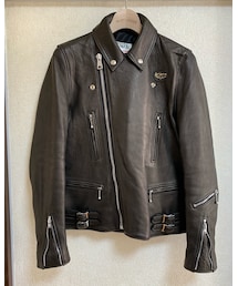 Lewis Leathers | Lewis Leathers × THE REAL McCOY'S / ディアスキン(ライダースジャケット)
