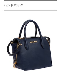 miu miu | 値段、もう１つ大きいバッグのかも。私のは長財布サイズ。(トートバッグ)