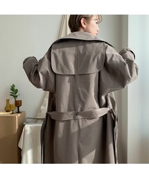 【nokcha original】quality trench coat/moca gray_no0080(トレンチコート)