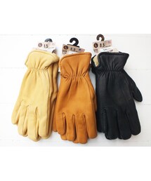 GEIER GLOVE DEERSKIN GLOVE WITH PILE LINING (手袋)