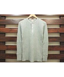 Healthknit | Healthknit SUPER HEAVY WAFFLE HENLEY NECK L/S #990(Tシャツ/カットソー)
