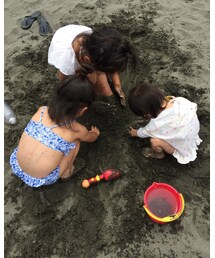 海でお砂遊び♡ | その他