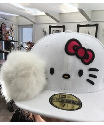 NEW ERA | Kittyちゃーん！ポンポン付けてリメイク(キャップ)