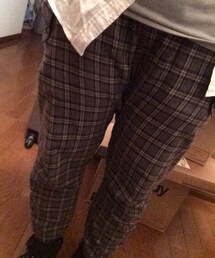 cantwo | チェックサルエルパンツ(その他パンツ)