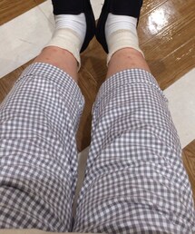 GU | ギンガムチェックパンツ(その他パンツ)