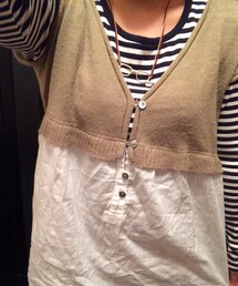 cepo | 異素材切り替えトップス(Tシャツ/カットソー)