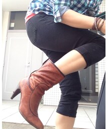 ADOLFO DOMINGUEZ | ウエスタンショートブーツ(ブーツ)