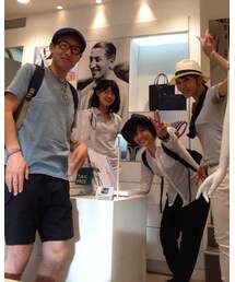 ラコステ青山店で☺️ | その他