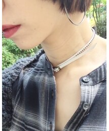 スタッズ付チョーカー | ネックレス