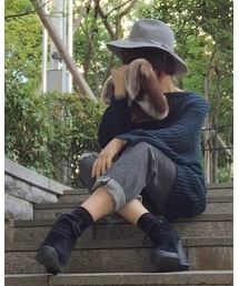 hatattack | モフモフ…🐻(クラッチバッグ)