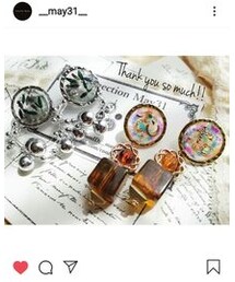 connectionMay31 | パールシャワーピアス ＆ クレオパトラピアス(ピアス（両耳用）)