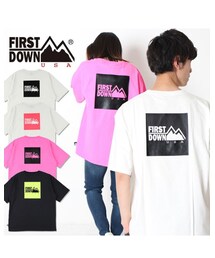 FIRST DOWN | ファーストダウン プリント 半袖 Tシャツ(Tシャツ/カットソー)