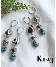 K123 | 天然石ピアス(ピアス（両耳用）)