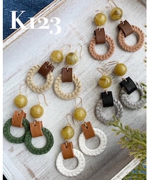 k123 | スエードフープピアス(ピアス（両耳用）)