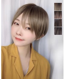 DESIRE WIG | ミニーショート（プリンカラー）(ウィッグ)