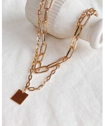 iLOFUL | gold chain necklace H110(ネックレス)