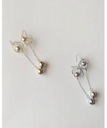 handmade～SR～ | ワイヤーsilverメタルボールピアス(ピアス（両耳用）)