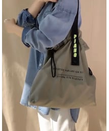 Rosier Doree | 巾着エコバック　カーキ(エコバッグ/サブバッグ)