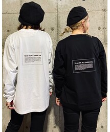#MA_Lo | Message long sleeve T (Tシャツ/カットソー)