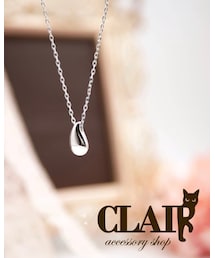 CLAIR | ティアドロップネックレス(ネックレス)