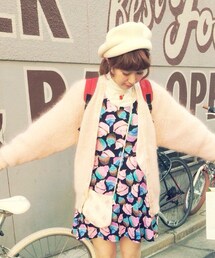 FOREVER 21 | カップケーキ柄のワンピース(ワンピース)