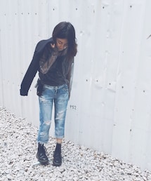 MONKI | Sheer silvery sweater(ニット/セーター)
