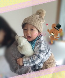 西松屋 | ポンポンニット帽☺︎(ニットキャップ/ビーニー)