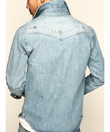 背中ヨークにスタッズ✨ | 背中ヨークにスタッズ(シャツ/ブラウス)