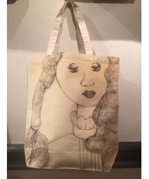 ako(green dot) | 三つ編み女子トート(トートバッグ)