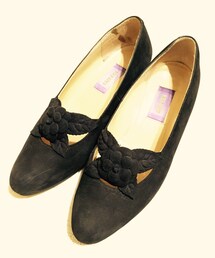 KENZO | 黒薔薇パンプス（古着(パンプス)