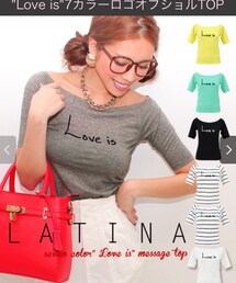 ANAP | Love is オフショルTシャツ(Tシャツ/カットソー)