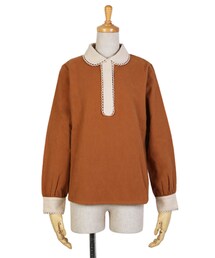 F i.n.t | ポロ風丸衿シャツ(トップス)