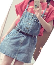 PAGEBOY | デニムサロペット(サロペット/オーバーオール)