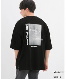GU | ルーズフィットT(5分袖)(Tシャツ/カットソー)
