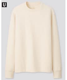 UNIQLO | ヒートテックコットンクルーネックT(長袖) 着用サイズL(Tシャツ/カットソー)