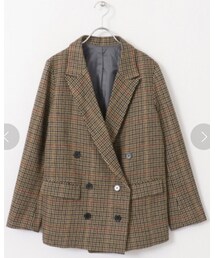 SENSE OF PLACE by URBAN RESEARCH | ガンクラブチェックジャケット(ジャケット/アウター)