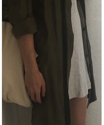 INITIALS | シャツワンピース