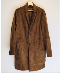 ZARA | スエードテイストチェスターコート(チェスターコート)