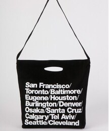 American Apparel | Bull Denim Woven Cotton Cities Bag with Strap/ BLACK
(トートバッグ)