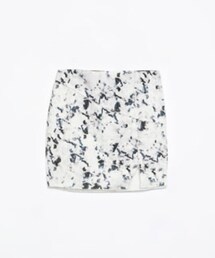 ZARA | Printed Neoprene Skirt(スカート)